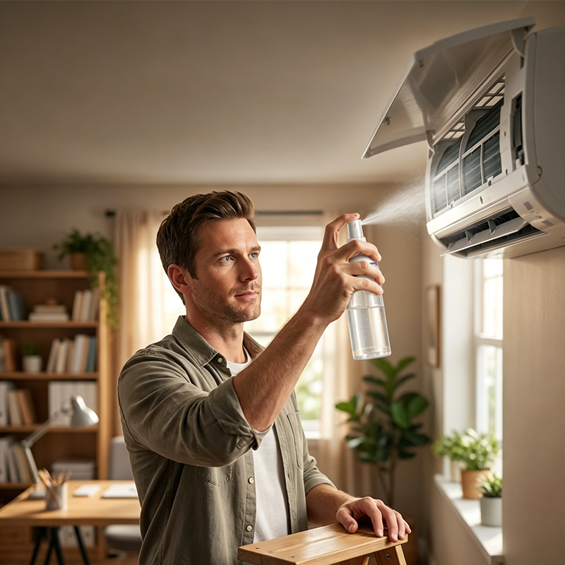 š„49% OFF! š°Rinse-Free Air Conditioner Cleaner Sprayāļøš§¼Just Spray, Wait & Rinse ā Itās That Easy š
