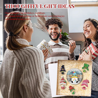 🍁Early Christmas Sale 49% OFF🎄Interchangeable Wooden Gnome Welcome Sign🎈