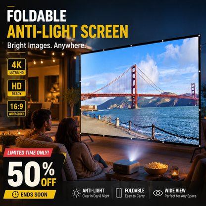 Foldable Anti-light Screen