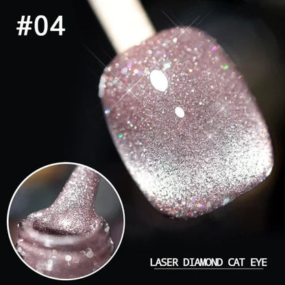 💅LAST DAY HOT SALE 50% OFF💎Laser Diamond Cat Eye Nail Polish