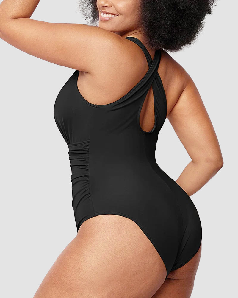 🔥Last Day Special Price £12.99!!💥-👙Smart Sculpt Plunge Swimsuit Flatter Your Figure