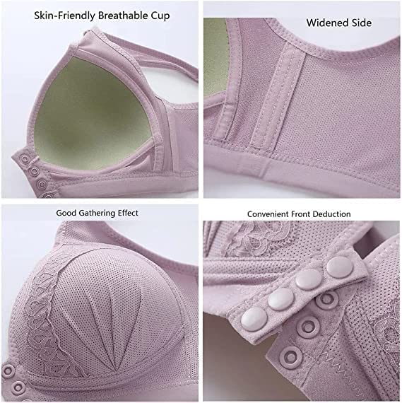 🔥Buy 1 and get 2 free🔥Front button Breathable skin-friendly cotton bra