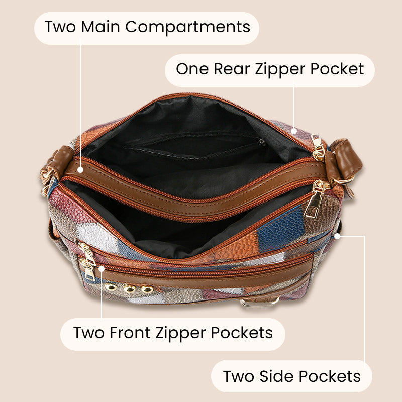 🎁 Hot Sale 49% OFF 👜Vintage Geometric Pattern Bag With Adjustable Strap