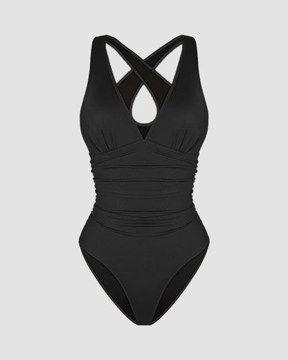 🔥Last Day Special Price £12.99!!💥-👙Smart Sculpt Plunge Swimsuit Flatter Your Figure