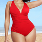🔥Last Day Special Price £12.99!!💥-👙Smart Sculpt Plunge Swimsuit Flatter Your Figure