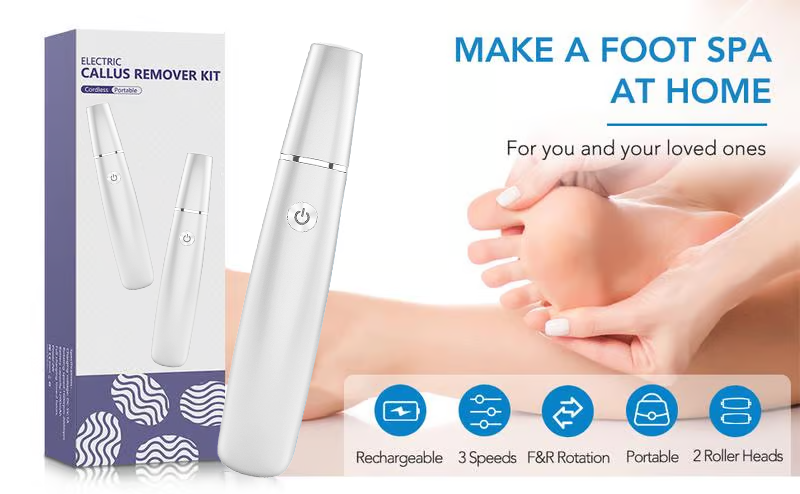 🔥Last Day Special Price £10.99!!💥-🎁Portable Electric Feet Callus Remover