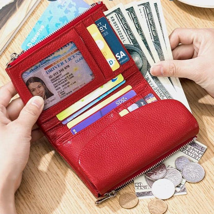 🎁🔥Last day sale 49% OFF🔥✨⏰Unisex Pebble Leather Wallet🔥
