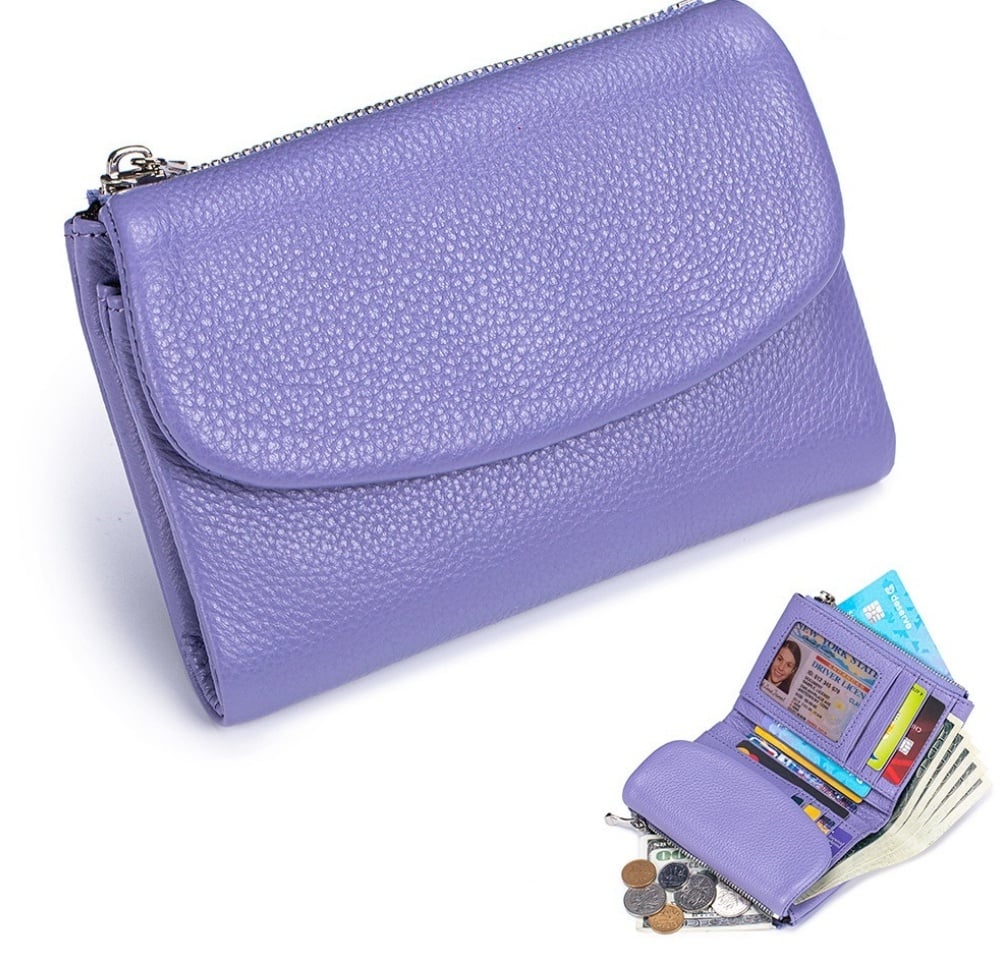 🎁🔥Last day sale 49% OFF🔥✨⏰Unisex Pebble Leather Wallet🔥