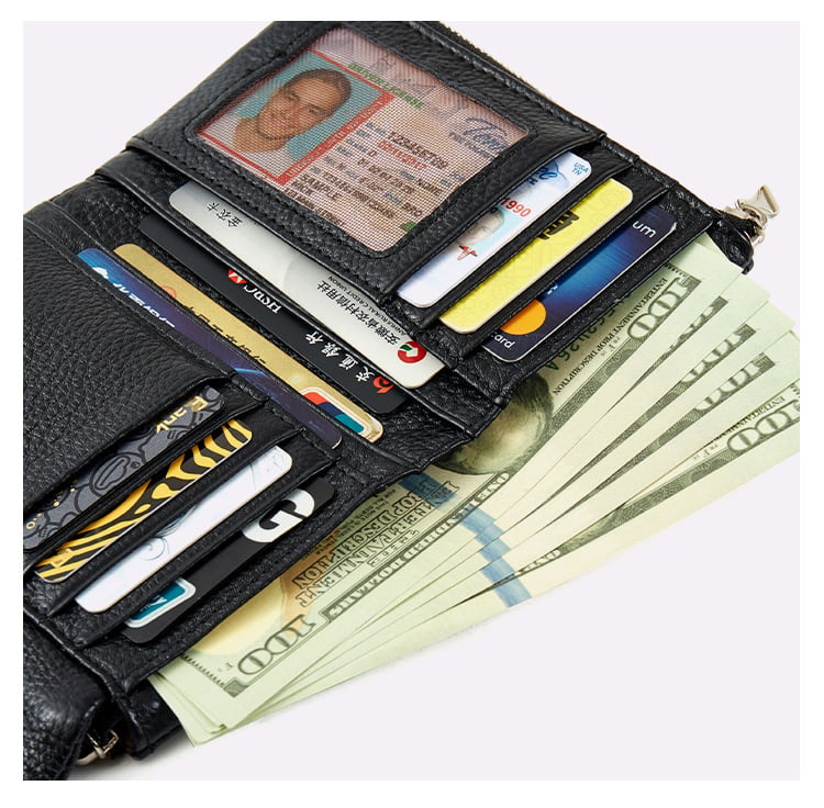 🎁🔥Last day sale 49% OFF🔥✨⏰Unisex Pebble Leather Wallet🔥