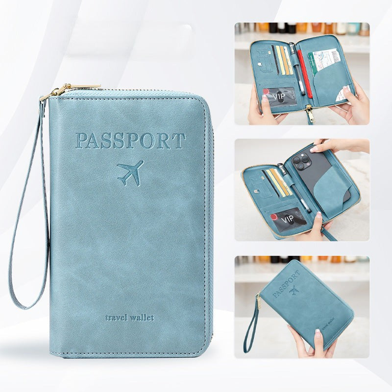 🧳2026 Tourism Must✈️Multifunctional RFID Passport Wallet