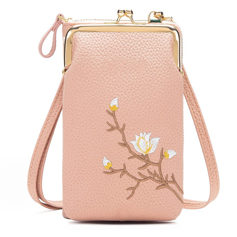 💗Hot Sale 50% OFF🌸Women Sling Cross-Body Wallet with Mobile Cell Phone Holder
