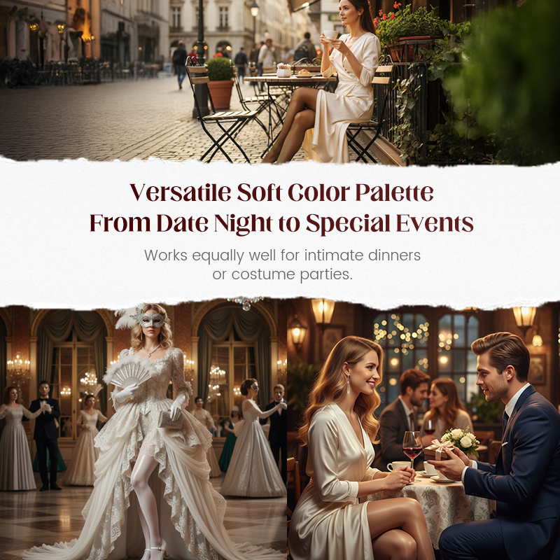 Shiny Sheer Tights for Women – Snag-Resistant & Non-Slip