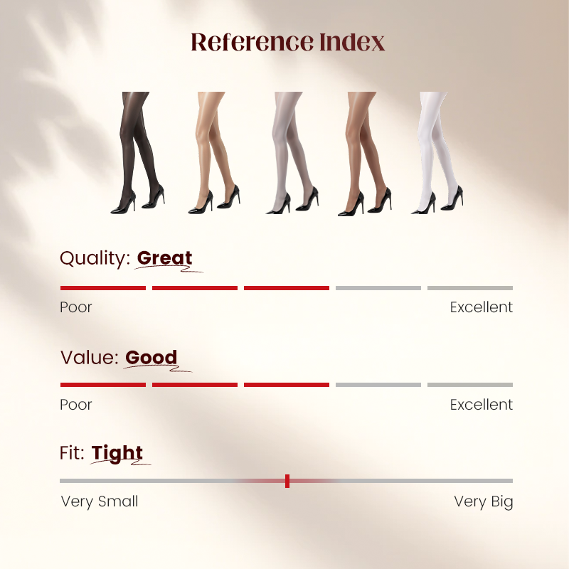 Shiny Sheer Tights for Women – Snag-Resistant & Non-Slip