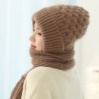 🔥EARLY CHRISTMAS SALE🎄-Winter Versatile Knitted Hooded Scarf for Women