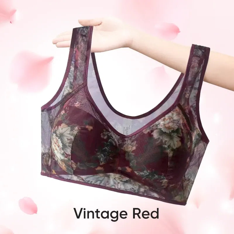✨Last Day Special Price £8.99!!💥🌸🎁 Super gather bra | Ice Silk Lace Cooling Comfort Bra