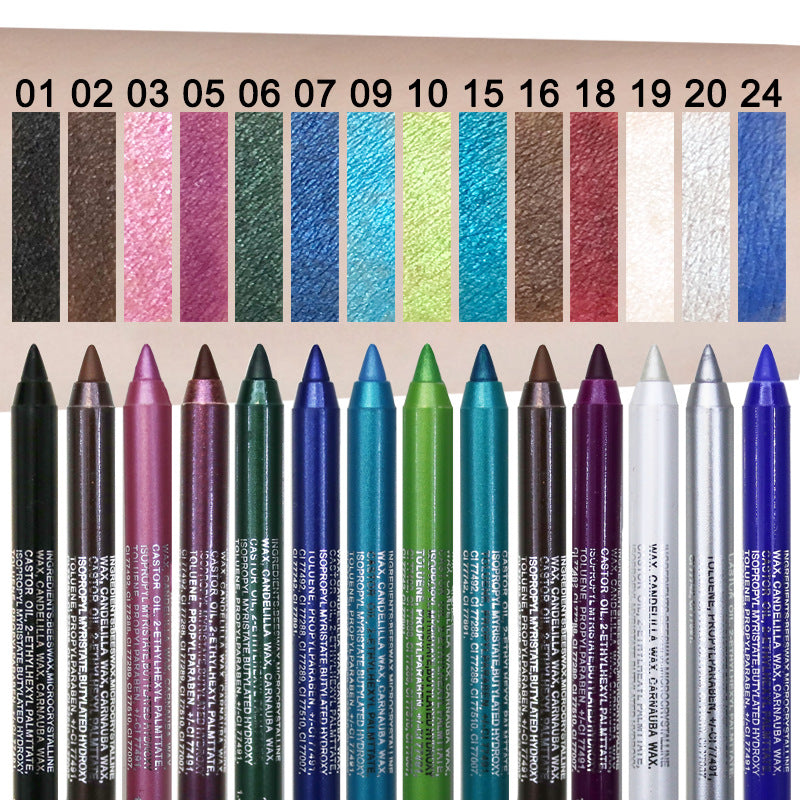🎁Christmas Special Sale - 50% OFF💜50K+ SOLD!✨14-Pack Eyeliner Pencil Waterproof Colored Gel Liners with Metallic & Shimmer Finishes Smudge-Proof✨
