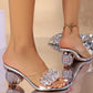 🌸Spring Specials💐 Women's Clear Faux Crystal High Heel Sandals