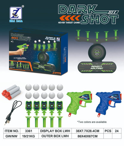 🎁Christmas Sale 50% OFF💓Glow-in-the-Dark Shooting Target Practice Kids Shooting Toy Gun Set