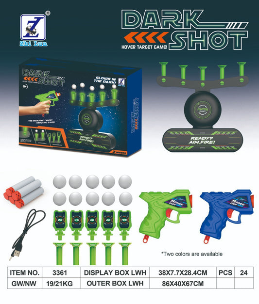 🎁Christmas Sale 50% OFF💓Glow-in-the-Dark Shooting Target Practice Kids Shooting Toy Gun Set