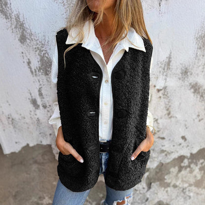 🎁 Christmas Sale 49% OFF 🔥Women's Fall Button Down Short Warm Vest