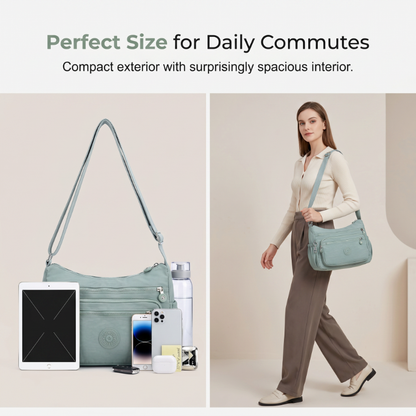 ⌛Limited-Time Offer-Lightweight Multi-Pocket Nylon Crossbody Bag