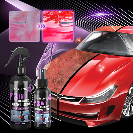 Next-Day Delivery🚘Last Day 50% OFF✨3-in-1 Automotive Ceramic Coating Spray