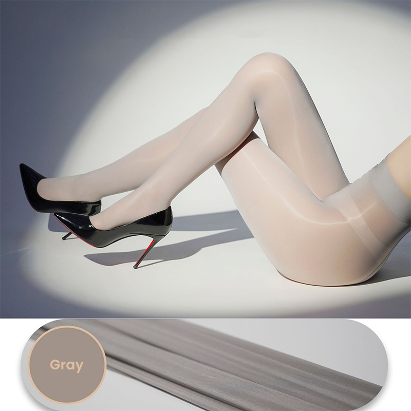 Shiny Sheer Tights for Women – Snag-Resistant & Non-Slip