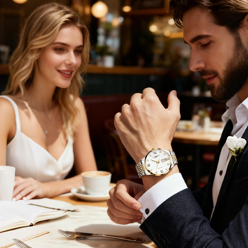 ⏳Year-End Premium Sale: 80% OFF💥Men's Stainless Steel Waterproof Business Watch