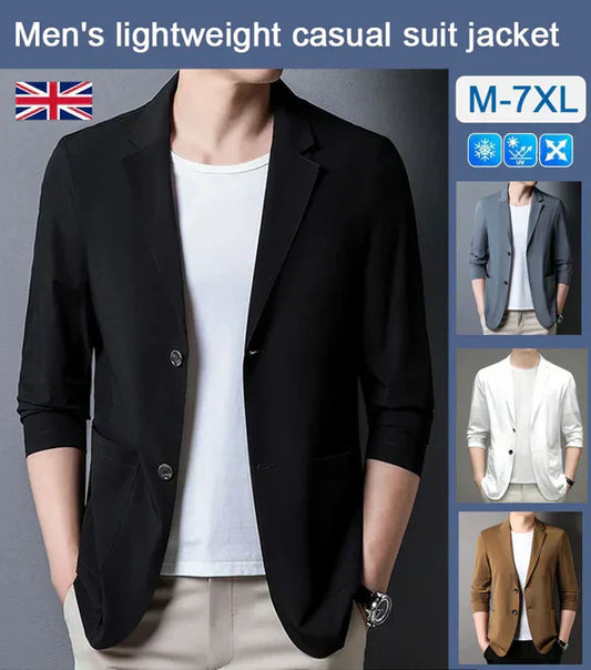🔥Hot Sale🔥2025 Men's Lightweight Suit Jacket👔