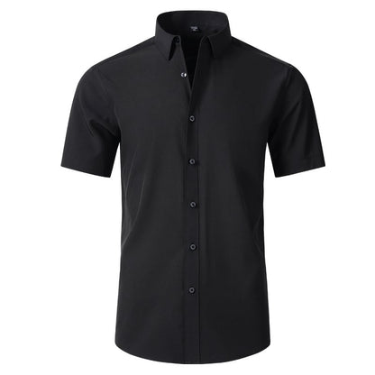 ⏰HOT SALE 50% OFF🔥STRETCH NON-IRON ANTI-WRINKLE SHIRT💕Summer must-have short-sleeved shirt