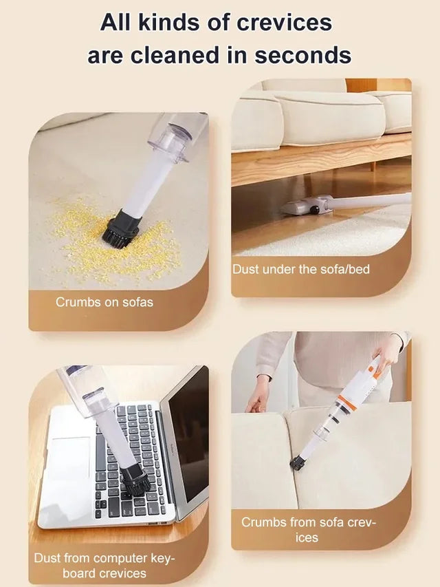 🔥Limited Time Offer 49% OFF🔥Multifunctional Suction Blowing 3-in-one  Portable Cordless Handheld Vacuum Cleaner