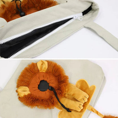 🦁2024 Cute Lion Shape Pet Shoulder Bag