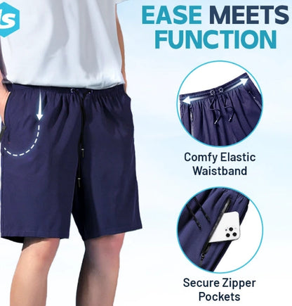 Next-Day Delivery - Hot Sale🔥Unisex Ice Silk Quick Drying Stretch Shorts