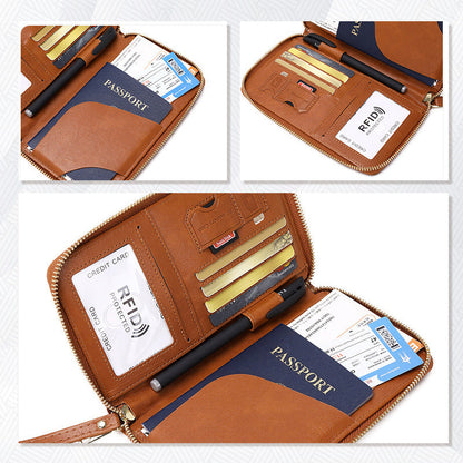 🧳2026 Tourism Must✈️Multifunctional RFID Passport Wallet