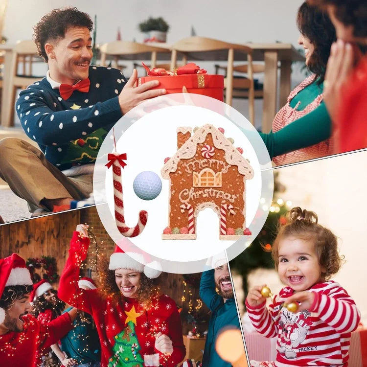 ✨🎁Big sale 49% OFF &Free shipping🎅 Gingerbread Golf Game Set - Best Christmas Game