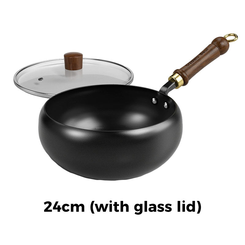 ⏰ Now only 49% off!⌛Uncoated Thick Iron Pot