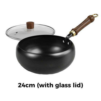 ⏰ Now only 49% off!⌛Uncoated Thick Iron Pot