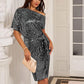 💃Last Day Sales - 50% OFF🎉Women's One Shoulder Sequin Sparkling Party Club Dress✨