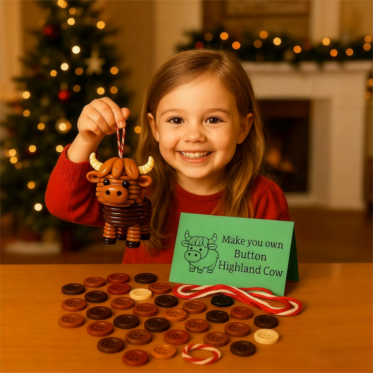 ⏰Last Day Promotion: BUY 2 GET 1 FREE✨DIY Button Animal Ornaments