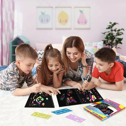 🔥Christmas Big Sale🌈✍️Rainbow Magic Scratch Paper