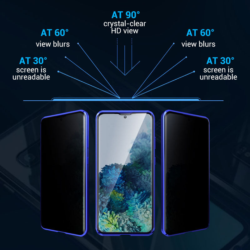💥Magnetic Tempered Glass Double-sided Phone Case For Samsung S23-S25 Series