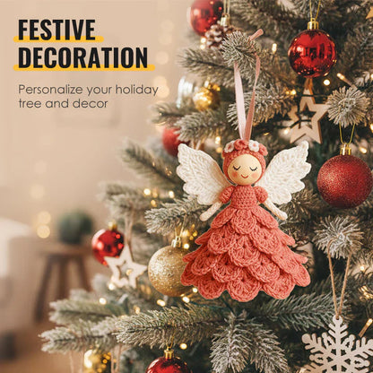 🧚Christmas Angel✨Last Day Sale 49% OFF🎁Crochet Your Own Angel – Complete Craft Kit