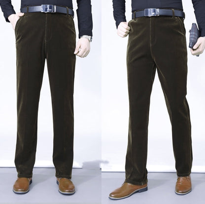 ❄️Winter Specials❄️Men's Stretchy Corduroy Straight Long Pants