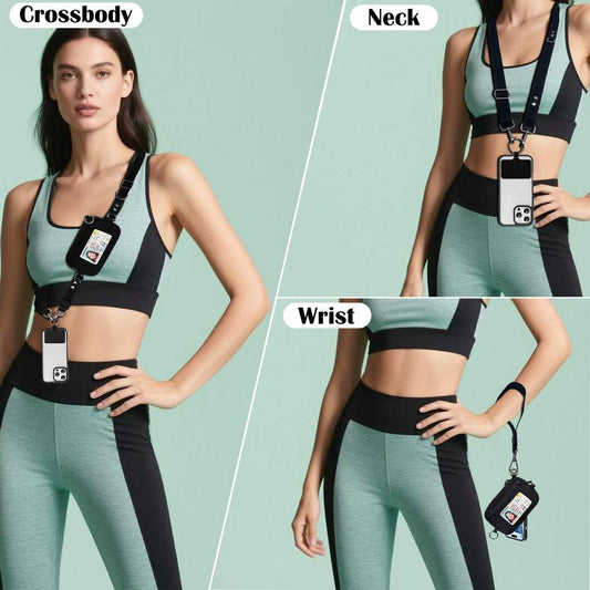 🌸LAST DAY SPECIAL PRICE!!🌸Adjustable Crossbody Phone Wallet Lanyard with Safety Breakaway Clasp