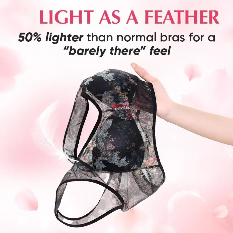 ✨Last Day Special Price £8.99!!💥🌸🎁 Super gather bra | Ice Silk Lace Cooling Comfort Bra