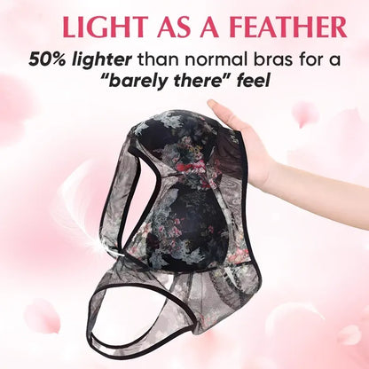 ✨Last Day Special Price £8.99!!💥🌸🎁 Super gather bra | Ice Silk Lace Cooling Comfort Bra