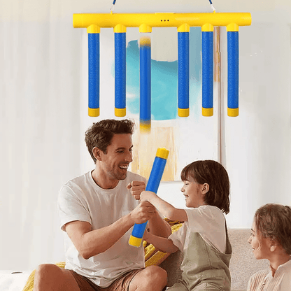 🎯 BUY 3 GET 1 FREE! ✨ Reflective Drop Stick Challenge Game - Improves Reflexes & Focus, Fun for Family/Party with LED Light Effects 🎄📦