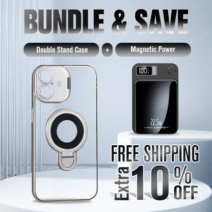 🔥 Double Stand Case Cover for iPhone