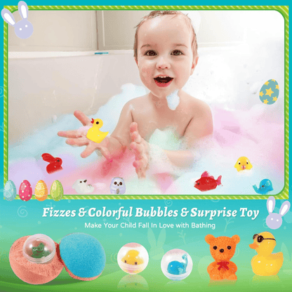 🛁LAST DAY 49% OFF🏐Bath Bombs for Kids with Surprise Inside🥚✨