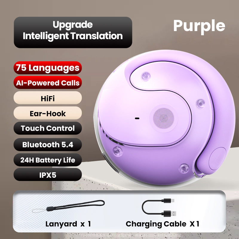 🎉HOT SALE 50% OFF🎉🎧Smart Bluetooth Translation Earbuds